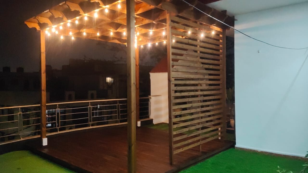 Terrace garden design and landscaping in South Delhi by IntExt Concepts (4)