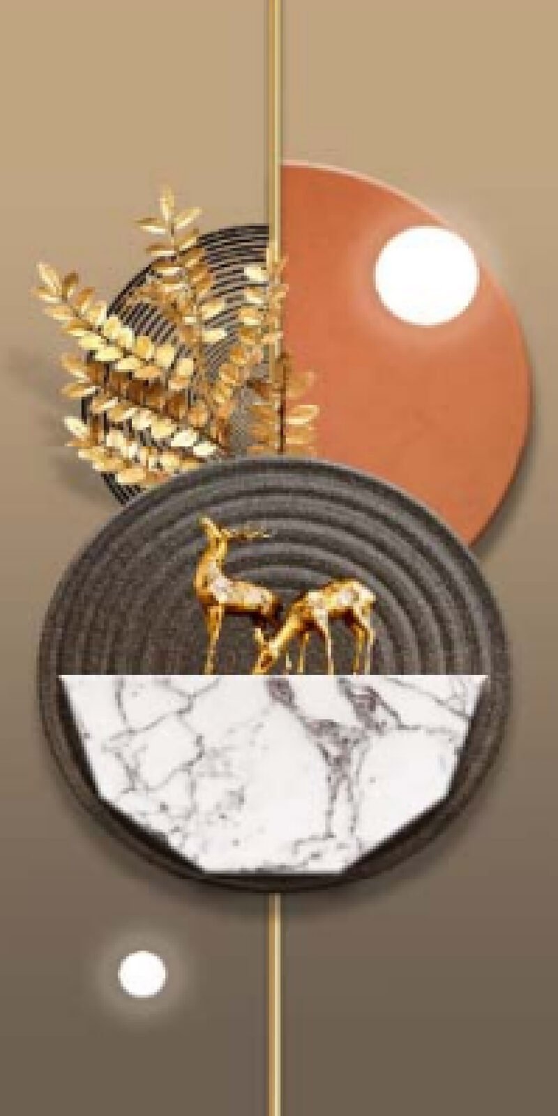 Framed wall art and decor styling for a Delhi home interior (5)