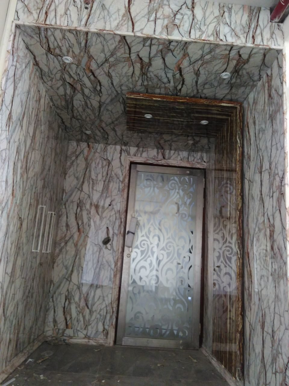 Wall panelling and wall covering design for a Delhi interior project (1)